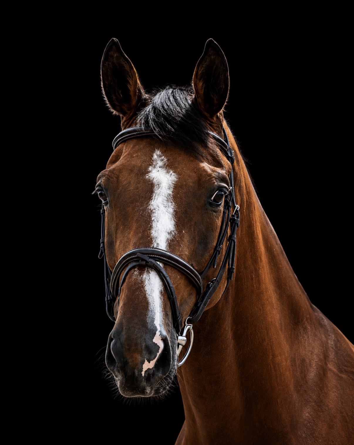 Guinot Di Nocciola — Stapley Lodge show jumping horse portrait